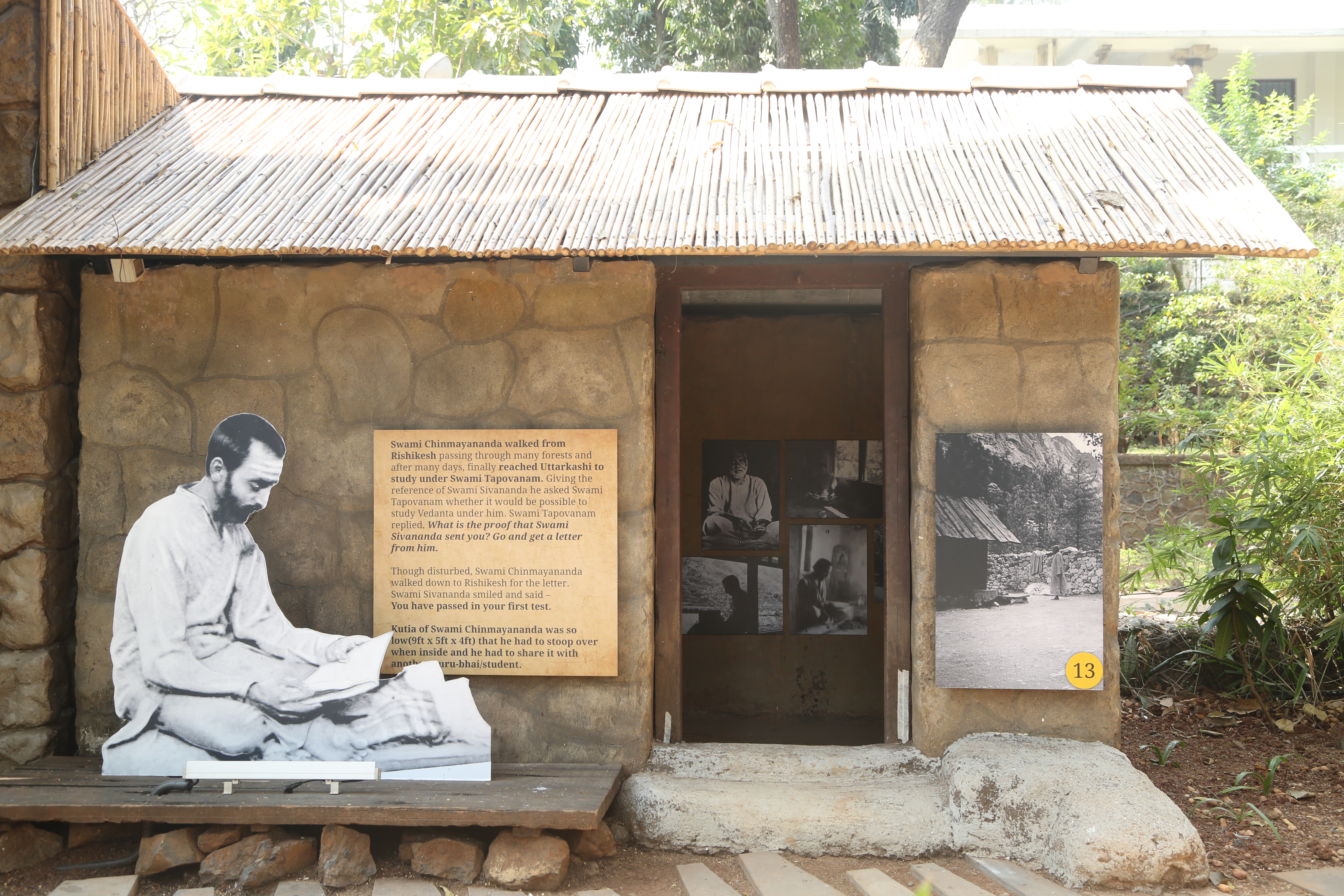 Kutia of Swami Chinmayananda